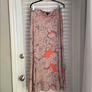 The Limited paisley print maxi skirt